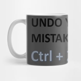 Ctrl-Z T-Shirt Mug